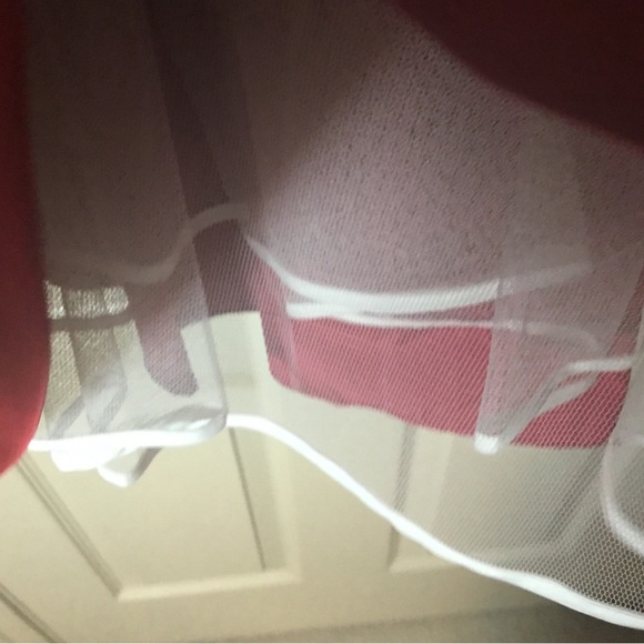 Sherri Hill NWT Red Strapless Rhinestone Mini Satin Dress with Pockets - Size 8 - Picture 9 of 14